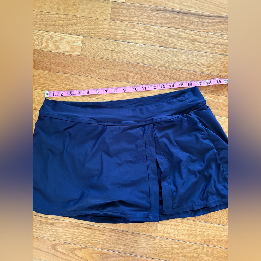 Navy Blue Skirted Swim Bottom XXL - Picture 3 of 5